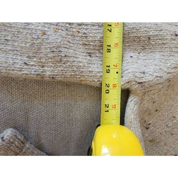 Gillian Perrie Women's Oatmeal Wool Blend Button Front Sweater Size Small - Picture 5 of 6